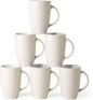 AmorArc 20 oz Large Coffee Mugs Set of 6, Tall Ceramic Coffee Cups-Beige | 3 by AmorArc