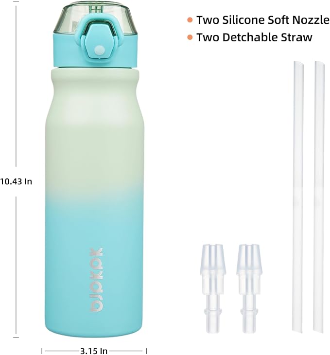 BJPKPK 25 oz Insulated Water Bottle, Stainless Steel Flask | Leak Proof Locking - Image 4