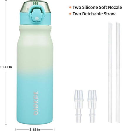 BJPKPK 25 oz Insulated Water Bottle, Stainless Steel Flask | Leak Proof Locking - Image 4