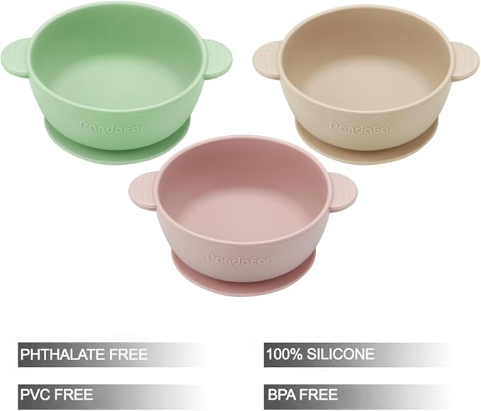 PandaEar 3 Pack Baby Bowls - Image 2