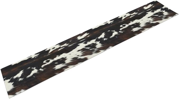 Cow Print Table Runner, 13x36 Inch - Image 7