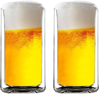 Sun's Tea 13oz Ultra Clear Strong Double Wall Thermal Insulated Highball by SunsTea