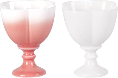 KAMMAK Tea Cup, 1.8oz Small Ceramic Tea Cups Set of 2 by KAMMAK