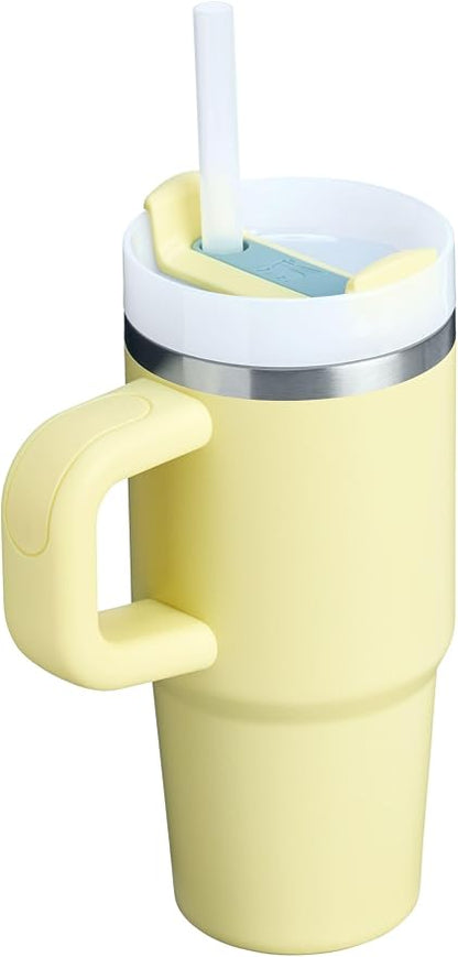 STANLEY Quencher H2.0 Flow State Tumbler, 14 oz, Pomelo | Handle and Straw | - Image 3