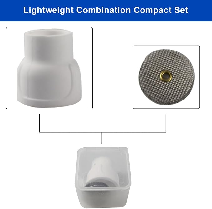 #12 Ceramic White TIG Welding Cup - Image 6