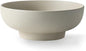 Stoneware Fruit Bowl for Kitchen Counter,Large Ceramic Decorative Bowls for Home Decor,Entryway Pedestal Bowl for Keys- 10.5Inch (Greige)