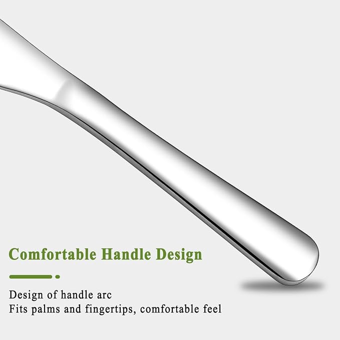 HOMQUEN Stainless Steel Butter Knife, Butter Spreader, Butter Knives, Butter - Image 4
