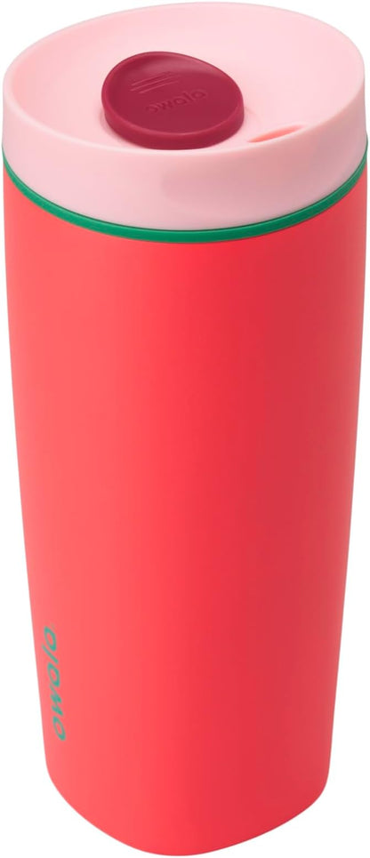 Owala SmoothSip Slider Insulated Stainless Steel Coffee Tumbler, Reusable Iced - Image 2