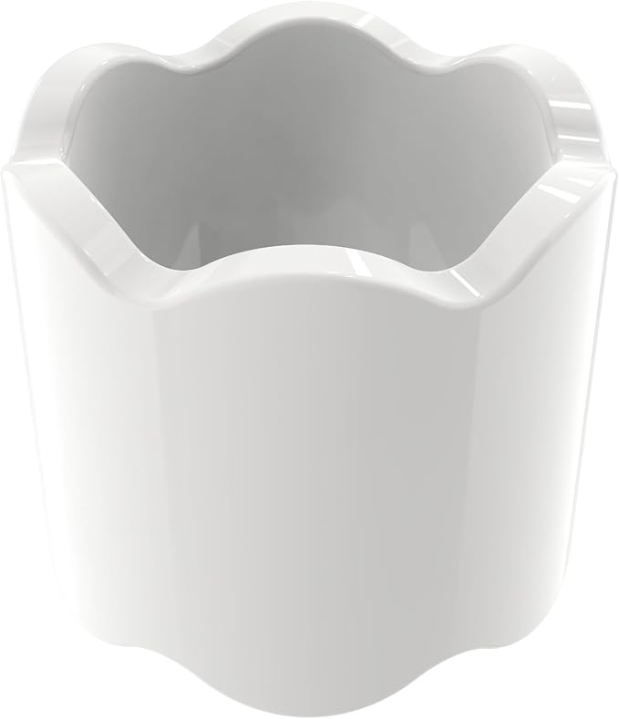 Scalloped Acrylic Napkin Rings Set of 4 – Elegant Decorative Napkin Holders - Image 9
