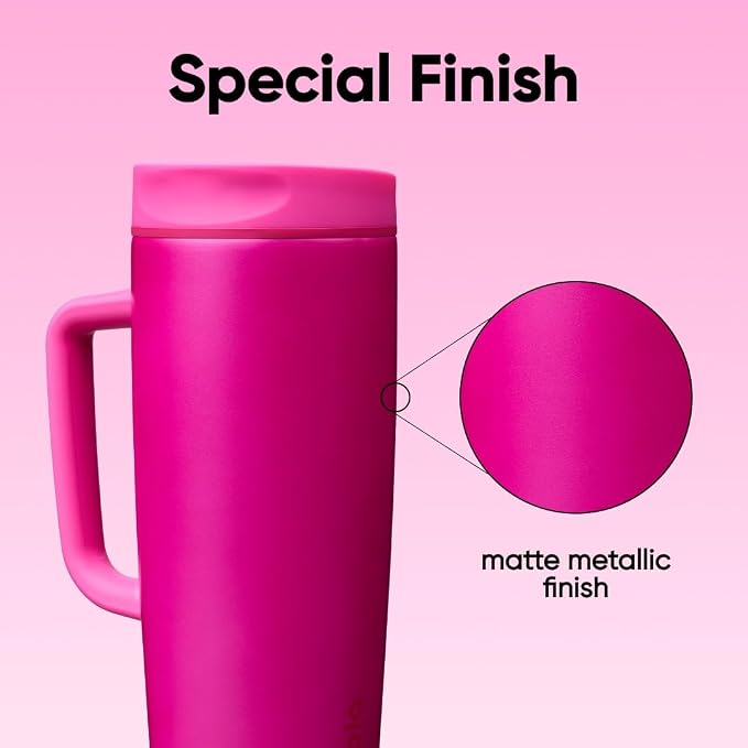 Owala SmoothSip Slider Stainless Steel Insulated Travel Mug - Image 7