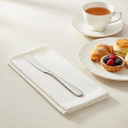 4 Pieces Set Butter knife, Pate Knife Cheese Spreader, Thick and Smooth Handle - Image 2