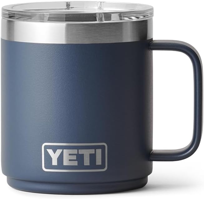 YETI Rambler 10 oz Ceramic Lined Stackable Mug, Vacuum Insulated, Stainless - Image 3