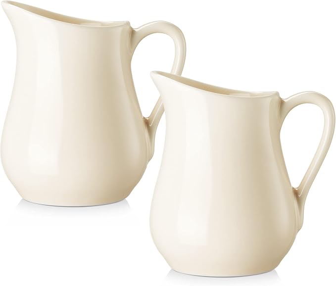 Gurygo 4 Ounce Ceramic Creamer Pitcher by FocusonHomeKitchen