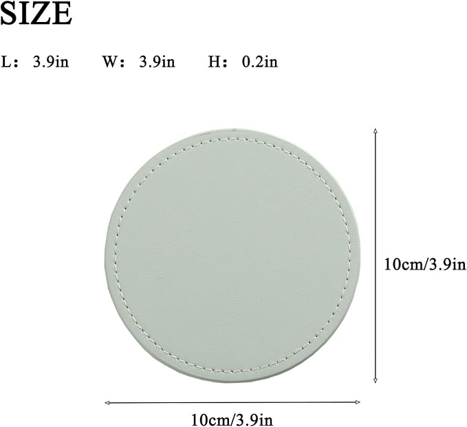 Coasters Set of 6 with Holder - Image 2