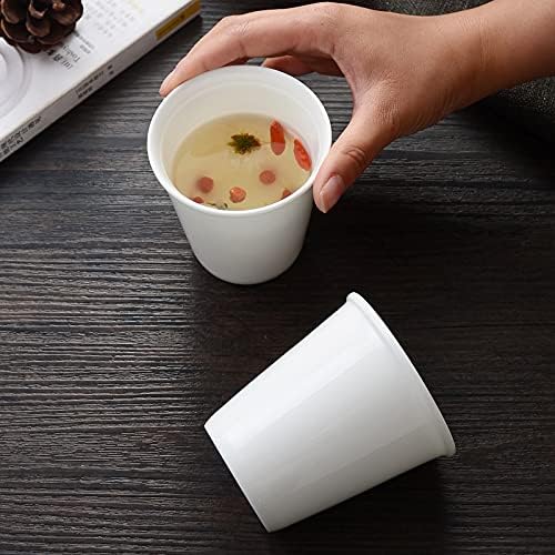 Sizikato 6pcs Porcelain Tumbler, 6 Oz Drinking Glasses Ceramic Cups - Image 3