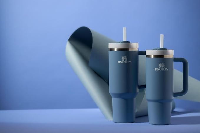 STANLEY Quencher H2.0 Flow State Tumbler, 40 oz, Indigo | Handle and Straw | - Image 7