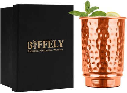 100% Pure Copper Tumblers |BPA Free| No coating| Lacquer Free| Handcrafted - Image 2