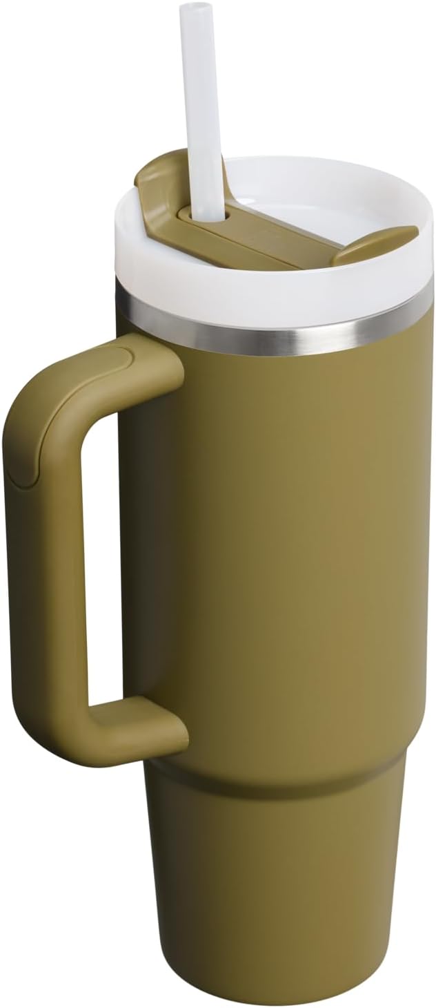 STANLEY Quencher H2.0 Flow State Tumbler, 30 oz, Thyme | Handle and Straw | - Image 3
