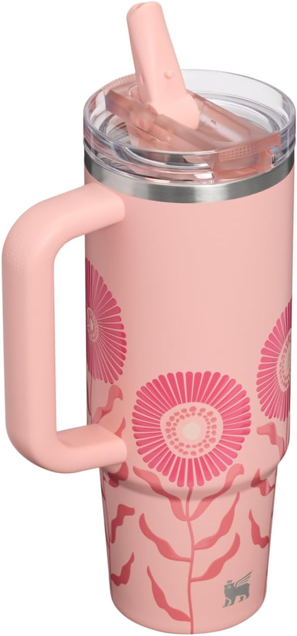 STANLEY Quencher ProTour Flipstraw Tumbler, 30 oz, Sorbet Garden | Built-In - Image 3