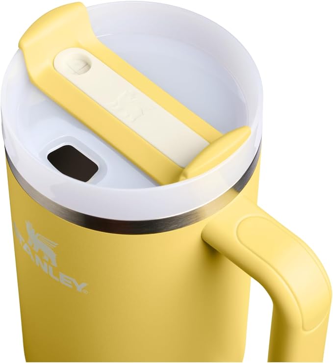 STANLEY Quencher H2.0 Flow State Tumbler, 40 oz, Daffodil | Handle and Straw | - Image 2