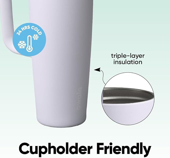 Owala FreeSip Tumbler Stainless Steel Water Bottle 30 oz Open Air | - Image 4