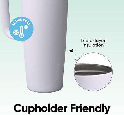 Owala FreeSip Tumbler Stainless Steel Water Bottle 30 oz Open Air | - Image 4