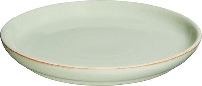 Denby - Heritage Orchard Medium Plate - 8.25in Apple Green Scratch & Chip Resistant Dinner, Lunch, Salad Plate For Everyday Use - Ceramic Stoneware Tableware Dish - Dishwasher & Microwave Safe