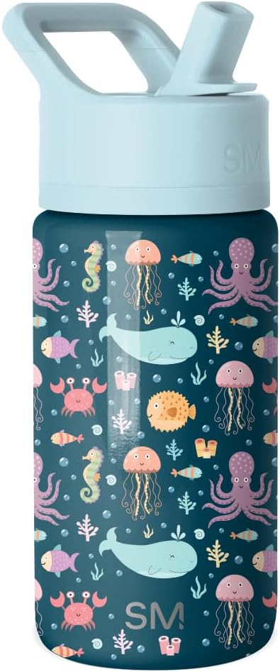 Simple Modern Kids Water Bottle & Toddler Cup | 14oz | Under the Sea by Unknown