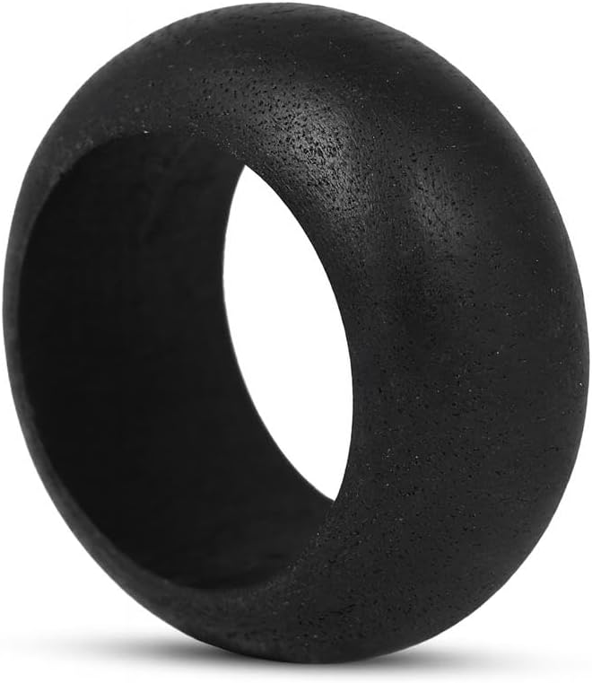 Wooden Black Napkin Rings Dining Table Napkin Holder, Classic Everyday Use - Image 2