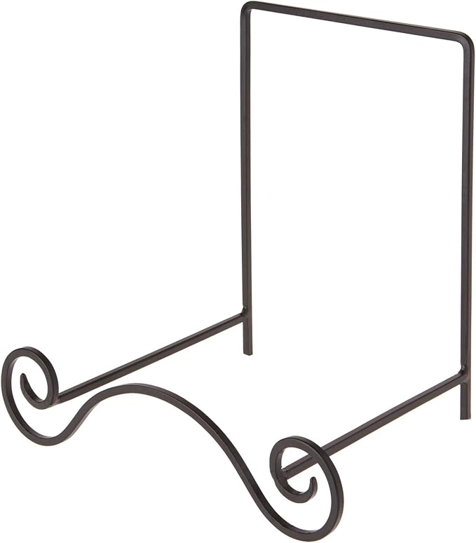 Bard's Wrought Iron Bowl or Deep Platter Stand, 9.375" H x 10.25" W x 7.625" D by Bards