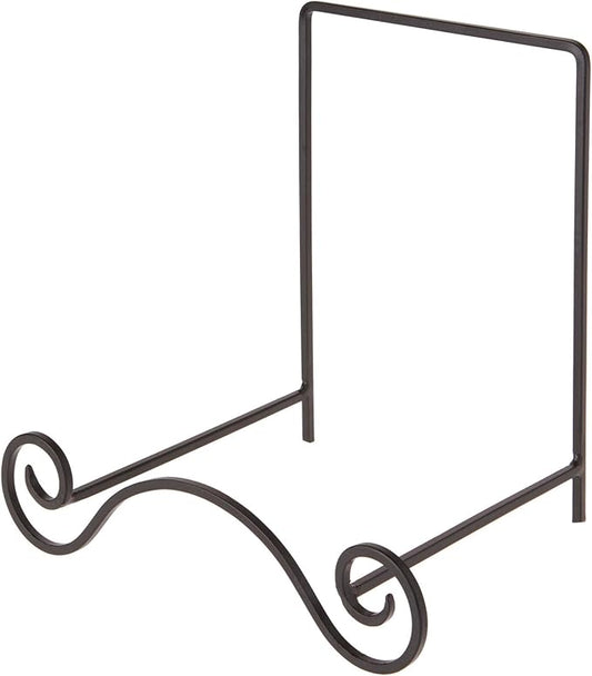 Bard's Wrought Iron Bowl or Deep Platter Stand, 9.375" H x 10.25" W x 7.625" D by Bards