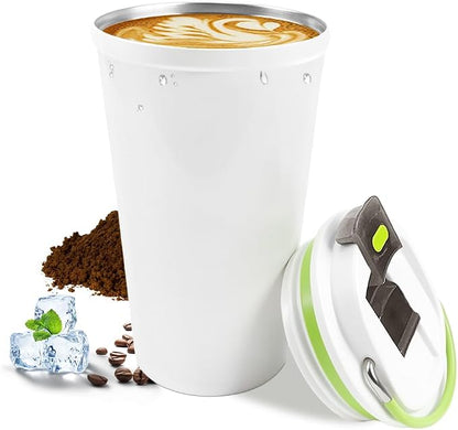 SPLMIFA Travel coffee mugs leak-proof, reusable coffee cup by SPLMIFA