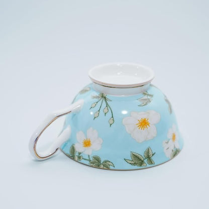 Bone China Tea Cup and Saucer Set - Image 4