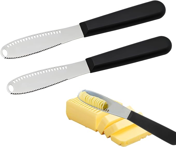 2 Pcs Butter Knife Spreader by Unknown
