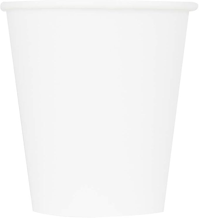 Karat 10 oz Paper Coffee Cup White Disposable Cup - Image 7