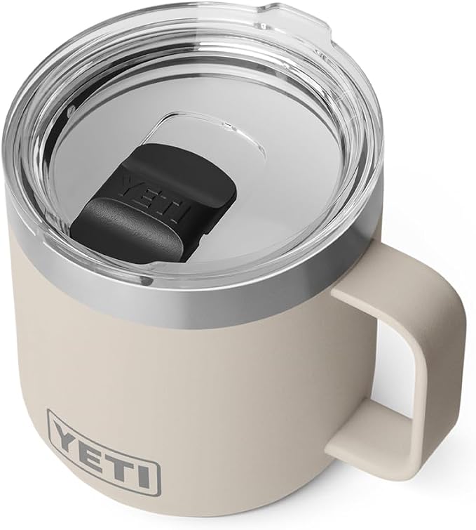 YETI Rambler 14 oz Ceramic Lined Stackable Mug, Vacuum Insulated, Stainless by YETI