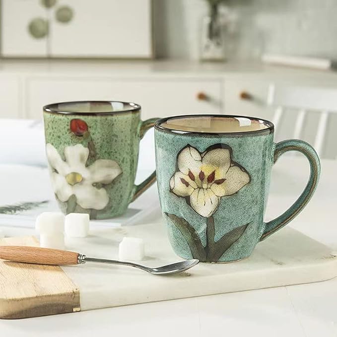 Ceramics 12oz Coffee mugs, Coffee cups, Tea mugs, Kiln Glazing Process - Image 4