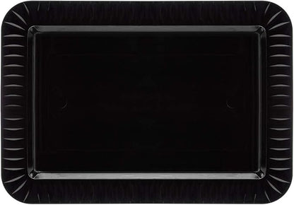 Party Essentials Elegance Quality Hard Plastic 5 x 7-Inch Rectangular Appetizer by PartyEssentials