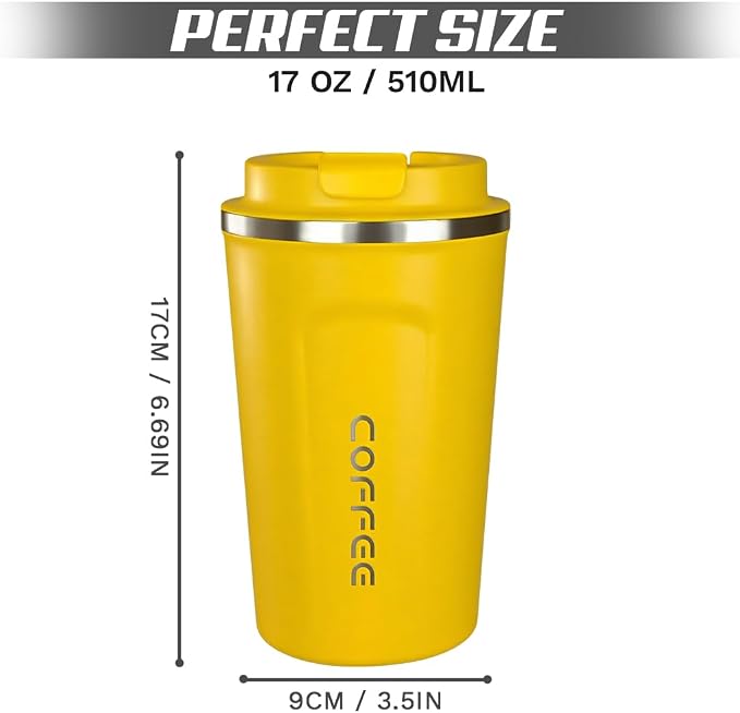 SPLMIFA Travel coffee mugs leak-proof, reusable coffee cup - Image 4