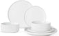 6 Piece Ceramic Plates and Bowls Sets by Shrynxal