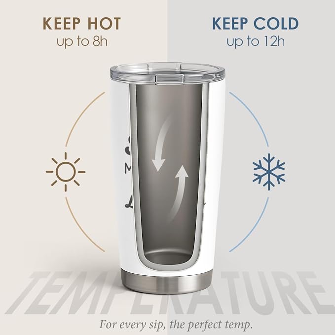 Wife Tumbler 20oz, Stainless Steel Travel Cup - Image 3