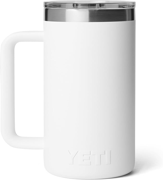 YETI Rambler 24 oz Ceramic Lined Stackable Mug 2.0, Vacuum Insulated, Stainless - Image 3