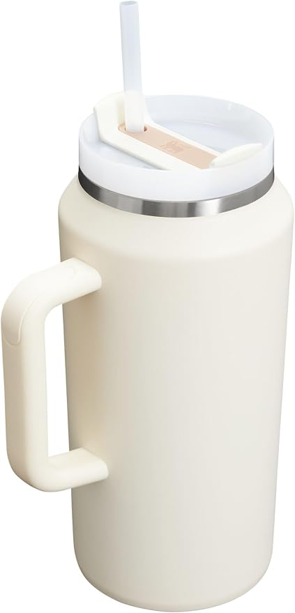STANLEY Quencher H2.0 Flow State Tumbler, 64 oz, Cream 2.0 | Handle and Straw | - Image 2