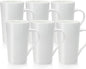 20 oz White Ceramic Coffee Mugs, Large Tall Coffee Mug by YINUOWEI
