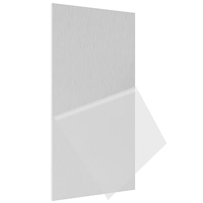 6061 T651 Aluminum Sheet Metal 8 x 16 x 1/4 (6MM) Inch Thick Flat Plain Aluminum Plate Covered with Protective Film, Heat Treatable Rectangle 6MM Aluminum Metal Plate for Industrial