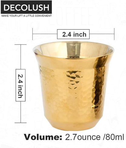 75mL Stainless Steel Espresso Cups - Image 2
