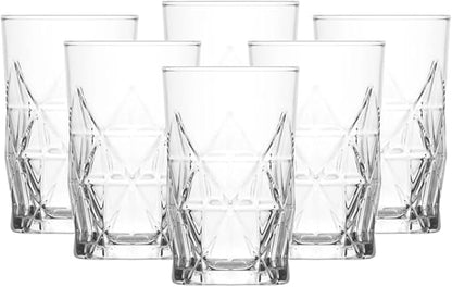 BOHEM'S Small Juice Glasses, Mini Clear Glass Cups Tumblers, Drinking Glassware - Image 3
