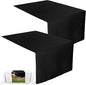 2 Pcs Black Sublimation Table Runners Blanks 24 x 72 Inch Polyester Table by Breling