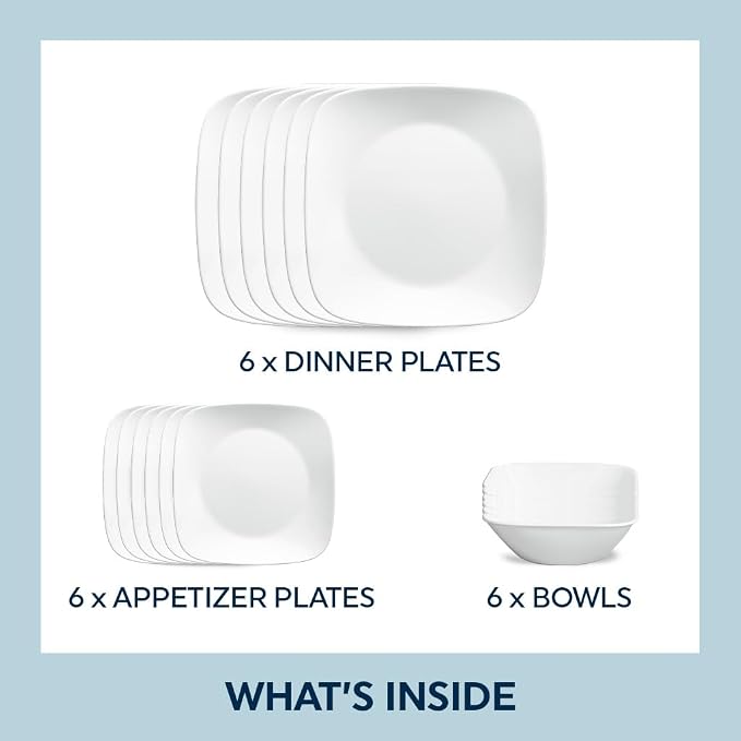 Corelle Vitrelle 18-Piece Service - Image 2