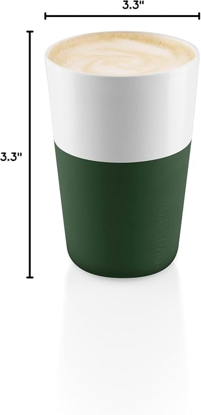Eva Solo | 2 Latte Tumbler Mugs | 12 oz Porcelain Coffee Cup Tumblers - Image 5